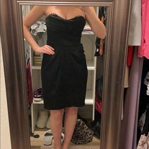 Black bcbg cocktail dress size 2